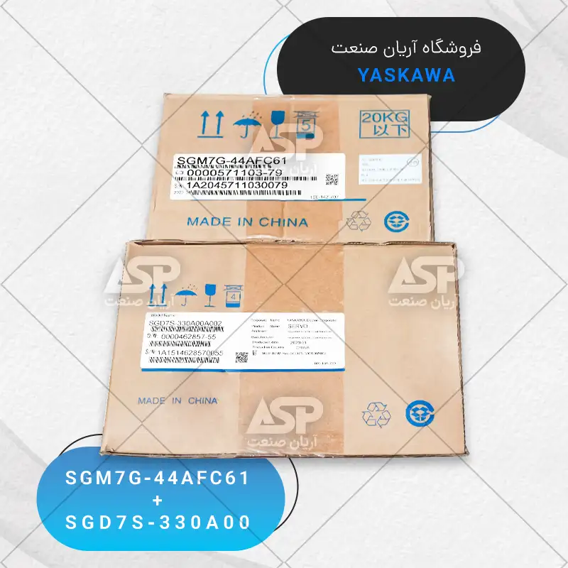 سرو پک یاسکاوا سری sigma7، توان 4.4KW، سرعت 1500RPM، بدون ترمز، همراه کابل انکدر،کابل قدرت و کانکتور 50 پین | آریان صنعت